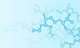minimalista resumen líquido burbujas moléculas antioxidante vector ilustración