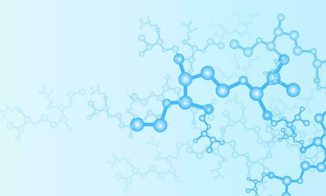 minimalist abstract liquid bubbles molecules antioxidant vector illustration