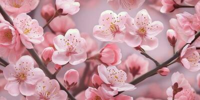 Wallpaper spring flower pink background photo