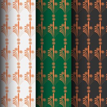 sin costura y geométrico modelo diseño con resumen modelo antecedentes diseño modelo vector