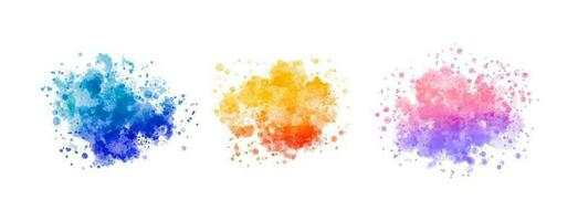 watercolor vector stains, background for texts