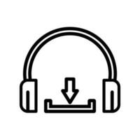 music download icon for web and mobile,isolate on white background vector