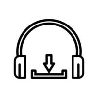 music download icon for web and mobile,isolate on white background vector