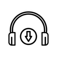 music download icon for web and mobile,isolate on white background vector