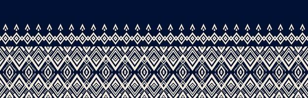 Ethnic abstract ikat art. Seamless pattern in tribal, folk embroidery, and Mexican style. Aztec geometric art ornament print. Design for carpet, wallpaper, clothing, wrapping, fabric, cover, textile. vector