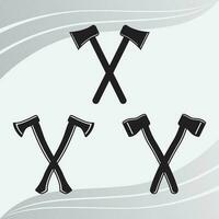 Axe, Axe Silhouette,Lumberjack Eps, Axe Eps, Axe Clipart, Cross Axe, Woodcutter Eps vector