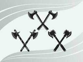 Axe, Axe Silhouette,Lumberjack Eps, Axe Eps, Axe Clipart, Cross Axe, Woodcutter Eps vector