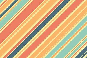 Colorful diagonal striped line seamless pattern background. Slanted line texture vector illustration. Repeat band structure.