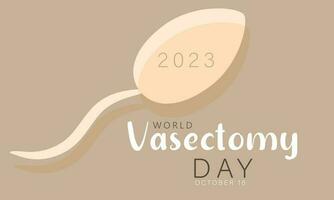 World Vasectomy Day. background, banner, card, poster, template. Vector illustration.