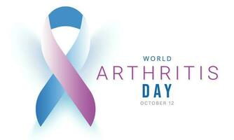 World Arthritis day. background, banner, card, poster, template. Vector illustration.