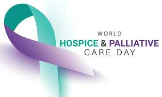 Hospice and palliative care day. background, banner, card, poster, template. Vector illustration