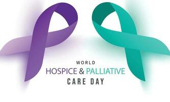 Hospice and palliative care day. background, banner, card, poster, template. Vector illustration