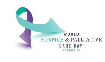 Hospice and palliative care day. background, banner, card, poster, template. Vector illustration