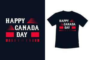 Canada day typography tshirt design with modern quotes typography canada day tshirt design vector