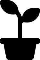 vector illustration of plant icon