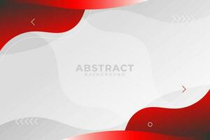 white background with red wavy copy space vector