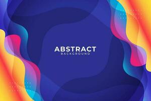 modern abstract background with fluid shapes vector