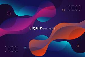 modern abstract background with fluid shapes vector