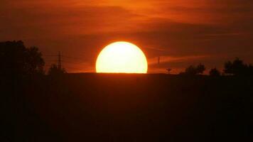 tempo periodo di tramonto sole cielo orizzonte sfondo video