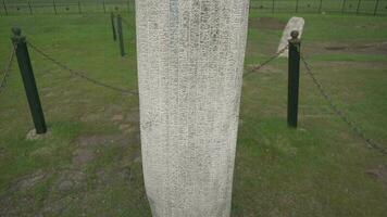 histórico rúnico alfabeto inscripción en tonyukuk Roca Monumento sitio video