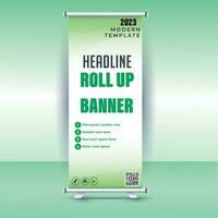 Business Roll Up Banner.Banner Template, Abstract Background vector, flyer, presentation, leaflet, j-flag, x-stand, x-banner, exhibition display,Vertical Banner Design Signboard Advertising vector