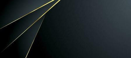 Abstract black and gold luxury background with abstracts photo