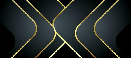 Abstract black and gold luxury background with abstracts photo