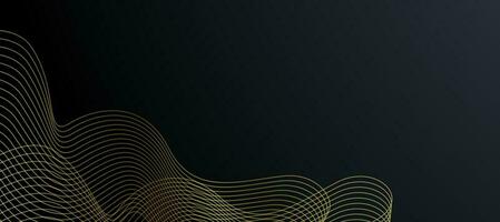 Abstract black and gold luxury background with abstracts photo