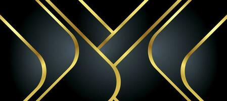 Abstract black and gold luxury background with abstracts photo