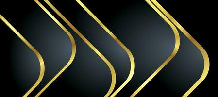 Abstract black and gold luxury background with abstracts photo