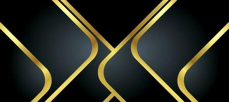 Abstract black and gold luxury background with abstracts photo