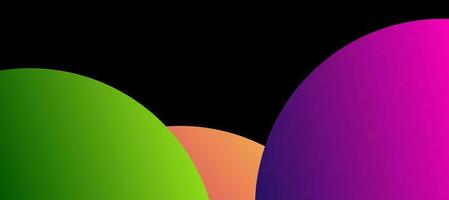 Abstract background with colorful waves and banner liquid photo