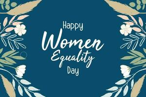 Women's Equality Day, background template Holiday concept vector