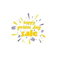 prime day sale, background template Holiday concept vector