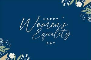 Women's Equality Day, background template Holiday concept vector