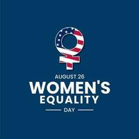 Women's Equality Day, background template Holiday concept vector