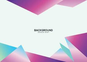 Geometric background with colorful shape vector