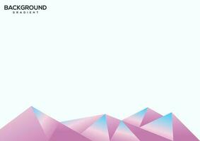 Geometric background with colorful vector