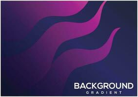 Gradient wavy background vector