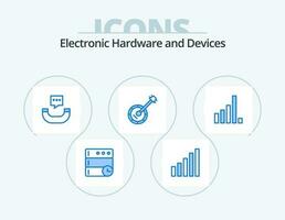 Devices Blue Icon Pack 5 Icon Design. . instrument. . phone vector