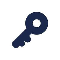 llave icono sencillo vector