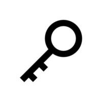 key icon simple vector