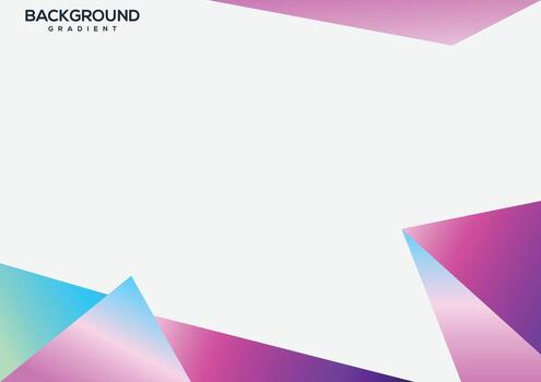 Gradient geometric background vector