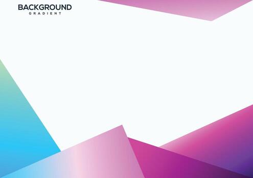 Geometric background with colorful shape vector