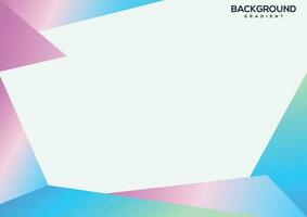 Geometric background with colorful shape vector