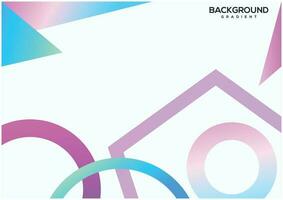 Geometric background with colorful shape vector