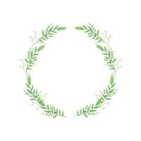 frame with flower decoration floral decorative elements vector