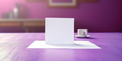 Blank paper note for text copy space background photo