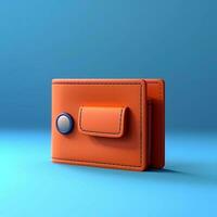 Wallet pouch financial and economic theme, AI Generated photo