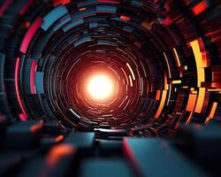 Abstract modern technology background. photo